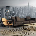 Fototapet XXL Arkiio New Yorks skyline i svart och vitt 550x270 cm
