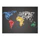 Fototapet Arkiio Map Of The World Colorful Solids