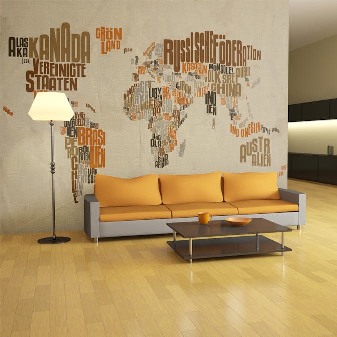 Fototapet Arkiio Indiana Jones Map Of Adventures