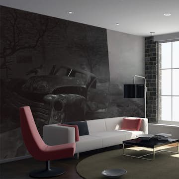 Fototapet Arkiio Staden Av Rädsla