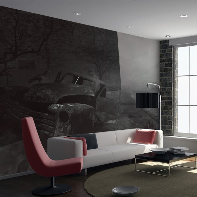 Fototapet Arkiio Staden Av Rädsla