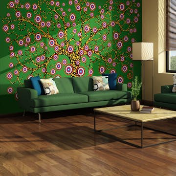 Fototapet Arkiio Abstrakt: Träd Grön