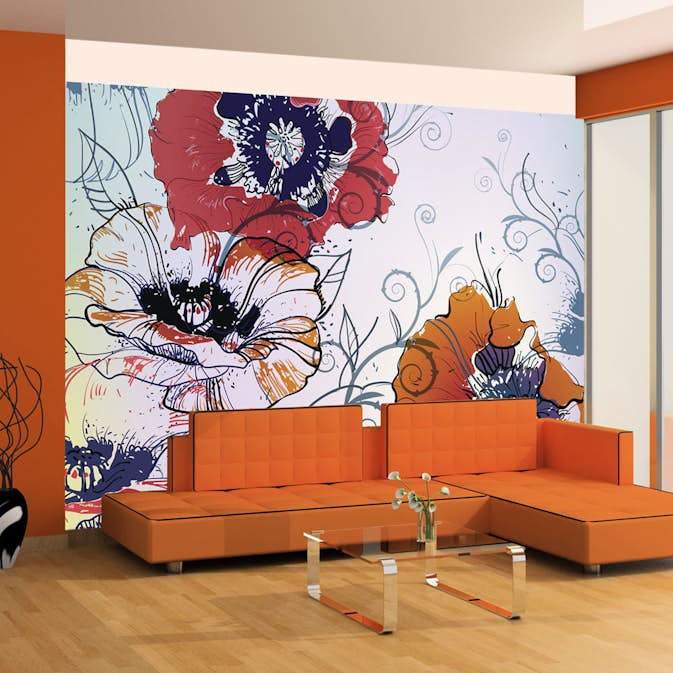 Fototapet Arkiio En Delikat Blomstermotiv