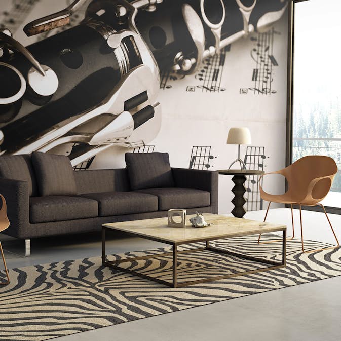 Fototapet Arkiio Clarinet And Music Notes