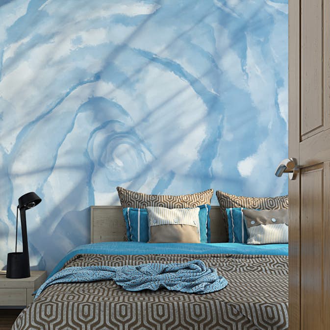 Fototapet Arkiio Ros Blå