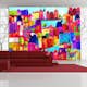 Fototapet Arkiio Rainbow Hued Town