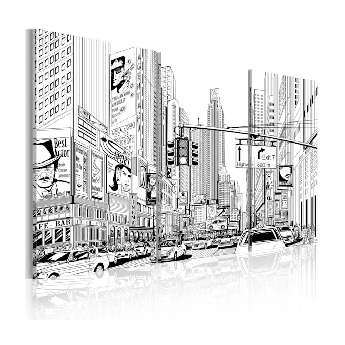 Tavla Arkiio Black & White Comic Style