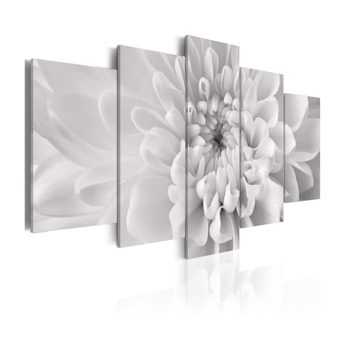 Tavla Arkiio Dahlia Flower In Grey Shades