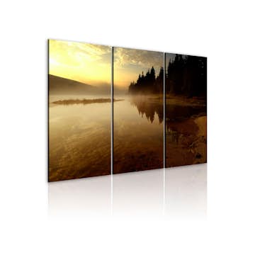 Tavla Arkiio In The Evening By The Lake 60x40