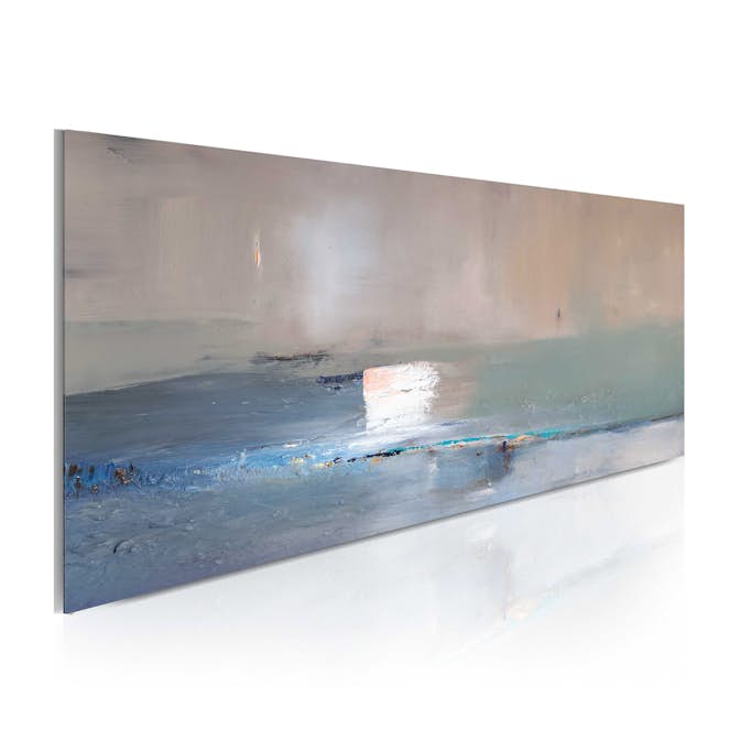 Handmålad Tavla Arkiio Första Vågen 100x40