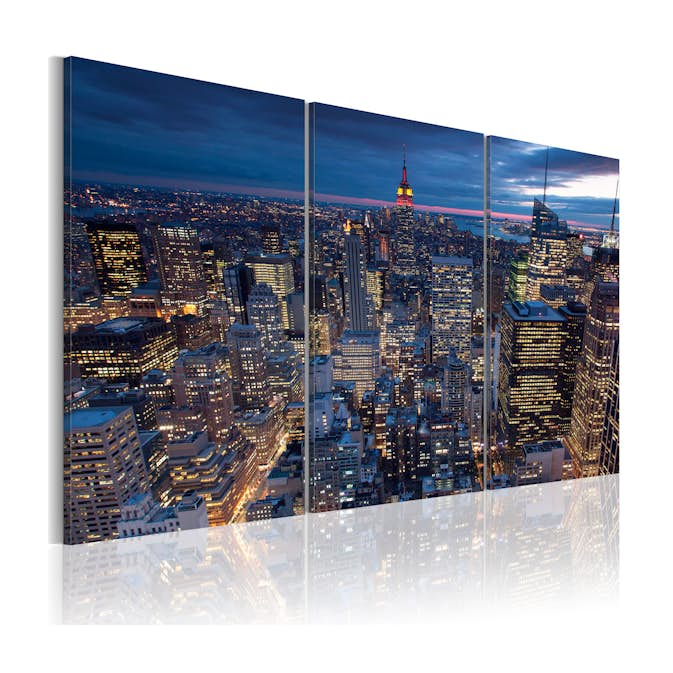 Tavla Arkiio Vy Från Ovan NYC