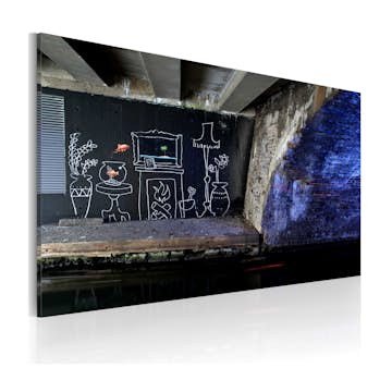 Tavla Arkiio My Own Piece Of Floor Banksy 60x40