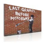 Tavla Arkiio Last Graffiti Before Motorway Banksy 60x40