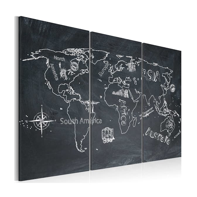 Tavla Arkiio Resor Breddar Sinnet Triptyken