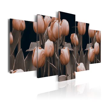 Tavla Arkiio Tulpaner I Sepia