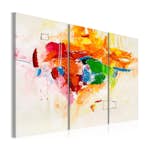 Handmålad Tavla Arkiio Papegojan 120x80