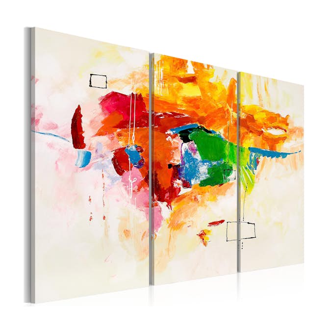 Handmålad Tavla Arkiio Papegojan 120x80