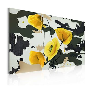 Tavla Arkiio Målad Av Vallmo