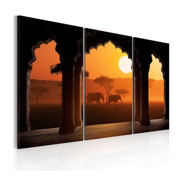 Tavla Arkiio The Tranquillity Of Africa Triptych