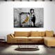 Tavla Arkiio Inspired By Banksy Black And White