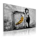 Tavla Arkiio Inspired By Banksy Black And White