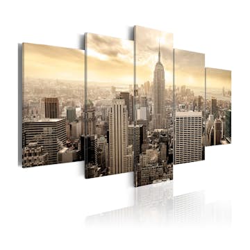 Tavla Arkiio New York And Sunrise