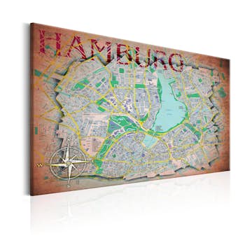 Tavla Arkiio Map Of Hamburg