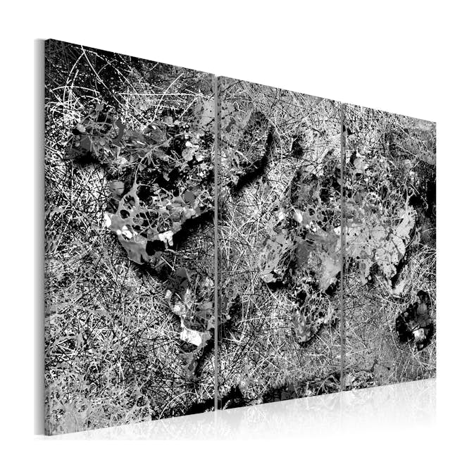 Tavla Arkiio  World Map Grey Thread