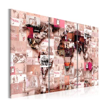 Tavla Arkiio Banksy Graffiti Collage IIII