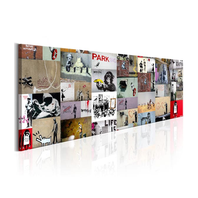 Tavla Arkiio Art Of Collage Banksy II