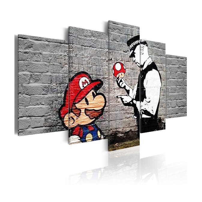 Tavla Arkiio Super Mario Mushroom Cop
