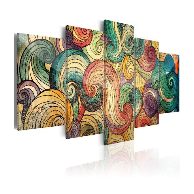 Tavla Arkiio Colourful Waves