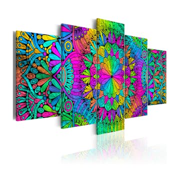 Tavla Arkiio Mandala Peacock Feathers