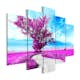 Tavla Arkiio Tree Near The Road Violet 5 delar