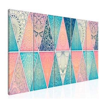 Tavla Arkiio Oriental Triangles Narrow 5 delar