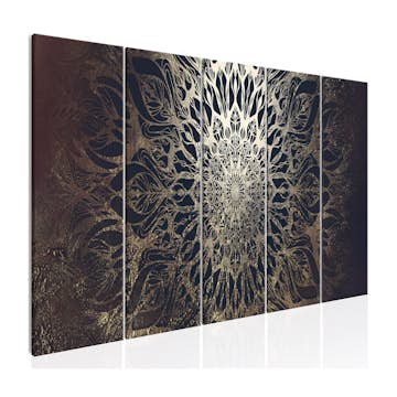 Tavla Arkiio Hypnosis Brown 5 delar