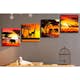 Tavla Arkiio African Animals 4 delar 60x60