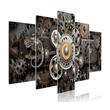 Tavla Arkiio Old Mechanism Wide 5 delar