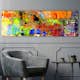 Tavla Arkiio Colourful Abstraction Narrow