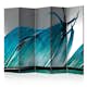 Rumsavdelare Arkiio Turquoise Feather II 225x172 cm