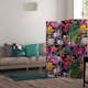 Rumsavdelare Arkiio Colorful Exotic 135x172 cm