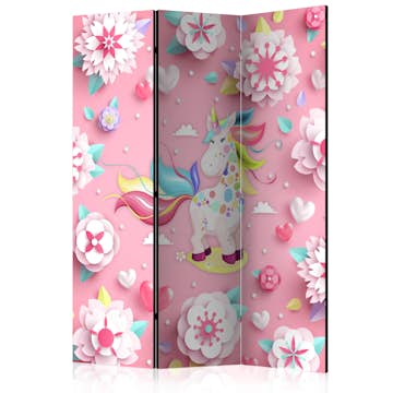 Rumsavdelare Arkiio Unicorn On Flowerbed 135x172 cm