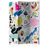 Rumsavdelare Arkiio Energetic Panda 135x172 cm