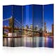 Rumsavdelare Arkiio Blue New York II 225x172 cm