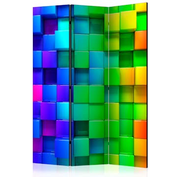 Rumsavdelare Arkiio Colourful Cubes 135x172 cm