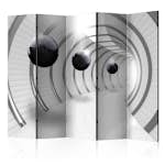 Rumsavdelare Arkiio Futuristic Tunnel II Svart/Grå/Vit 225x172 cm