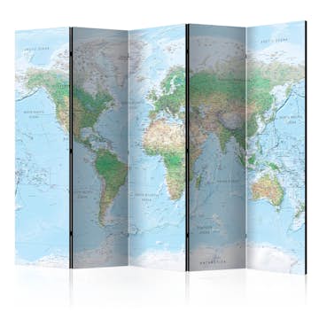 Rumsavdelare Arkiio World Map 225x172 cm