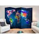 Rumsavdelare Arkiio Colorful Map 225x172 cm