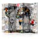 Rumsavdelare Arkiio World map Banksy 225x172 cm