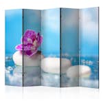 Rumsavdelare Arkiio Pink Orchid and White Zen Stones II 225x172 cm